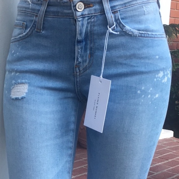 Flying Monkey Skinny Jeans Black Label Many Sizes - Picture 4 of 8